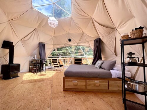  Dome # 2 with view to the mountains.