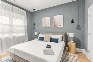 2 bedrooms, iron/ironing board, free WiFi, bed sheets