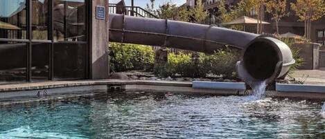 Indoor pool, outdoor pool