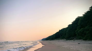 Sun loungers, beach towels