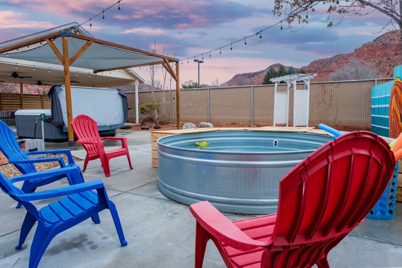 Baignoire à remous extérieure