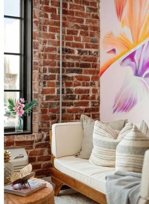 Living area - Amanda Wolf Art Suite 210 (Denver)