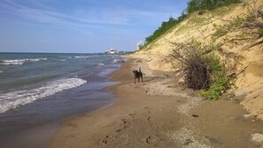 Accommodatie ligt op het strand
