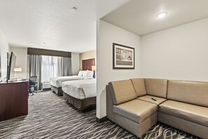 Down comforters, pillowtop beds, desk, laptop workspace - Cobblestone Hotel & Suites - Cullman (Cullman)