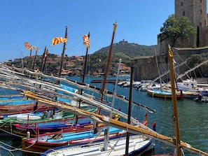 Marina - New F3, large terrace facing the sea (Collioure)
