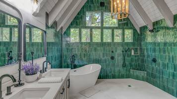 Towels, soap, toilet paper