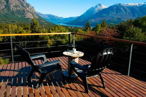 Cabaña Nórdica , Vista Increíble al Lago y Centro de SKi