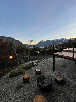 Terrace/patio - Cabaña Nórdica , Vista Increíble al Lago y Centro de SKi (San Carlos de Bariloche)