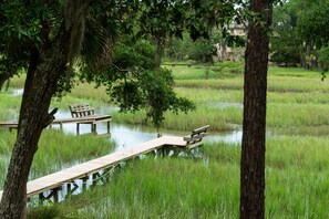 Property grounds - Updated 5 BR/5.5 BA w/ Spectacular Long Marsh Views! Sun Porch! Amenity access included (Seabrook Island)