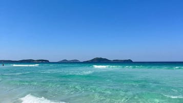 Apartamento básico | Praia | Na praia, areia branca, 8 bares na praia