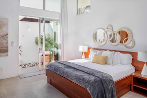 4 bedrooms, in-room safe, blackout curtains, soundproofing - Oceanside Vacation Villa with Private Pool and Resort Amenities v10 (Providenciales)