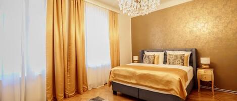 1 多间卧室、熨斗/熨衣板、免费 WiFi、床单