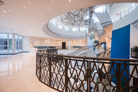 Interior entrance. Orion City Hotel