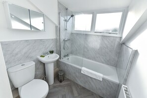 Shower, hair dryer