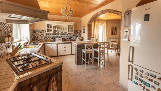 Private kitchen - Villa Le Cicale - Irpinia (Prata di Principato Ultra)