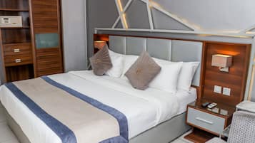 Deluxe Plus | 1 kamar tidur, seprai katun Mesir, seprai premium, dan brankas