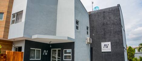 Façade de l’hébergement