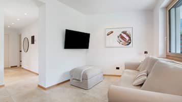 Télévision, cheminée