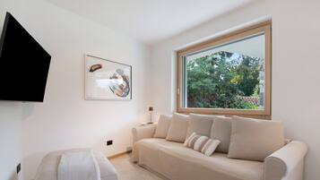 Télévision, cheminée