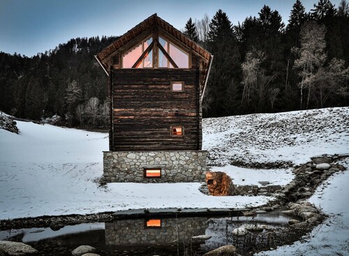 Chalet 'Burgfrieder Mühle' mit privater Sauna