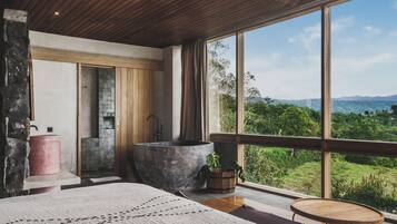 Suite, Mountain View | Bathroom | Free toiletries, hair dryer, bathrobes, slippers