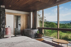Suite, Mountain View | Bathroom | Free toiletries, hair dryer, bathrobes, slippers