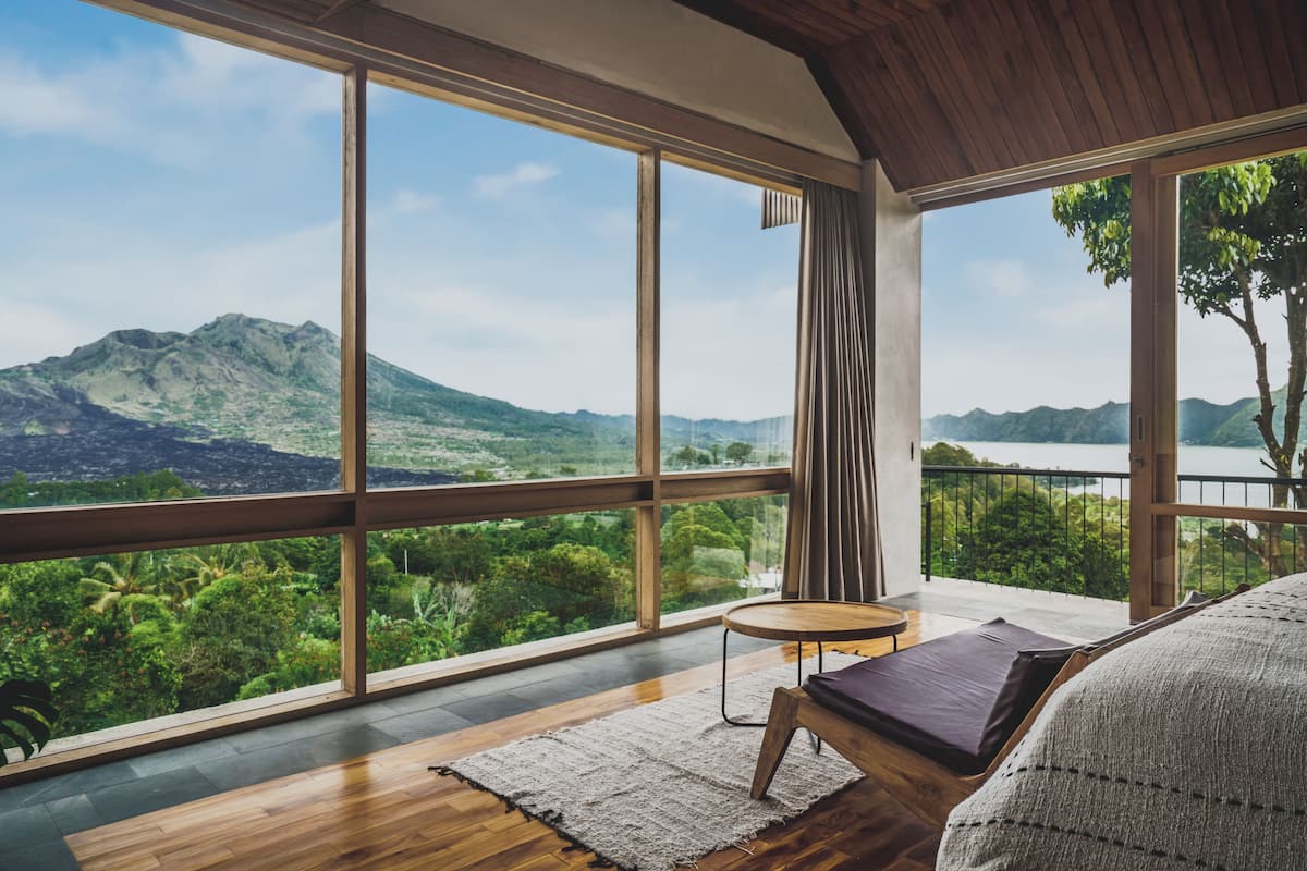 Suite, vue sur la montagne | Literie de qualité, coffre-fort, bureau