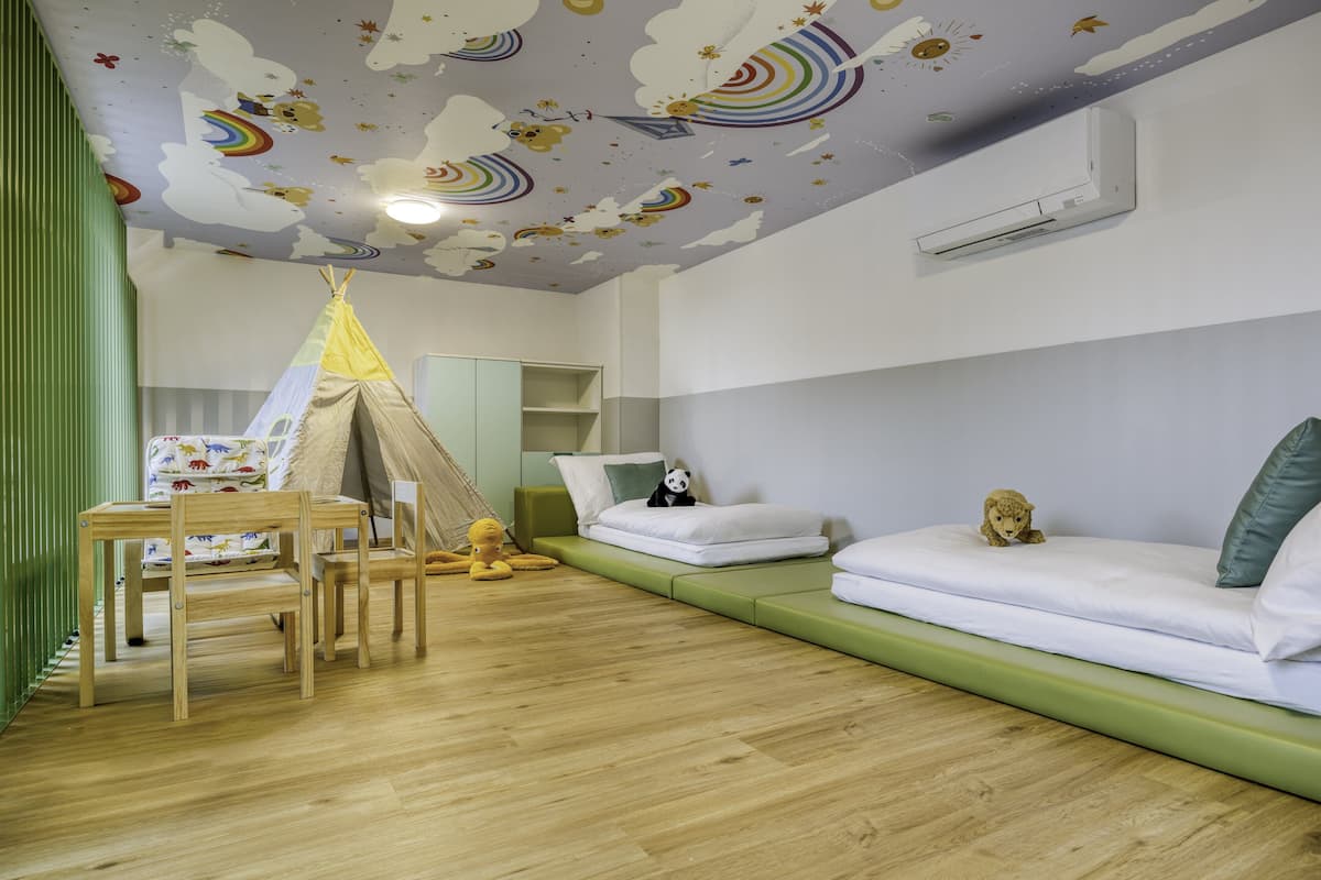 Biancheria da letto di alta qualità, una cassaforte in camera