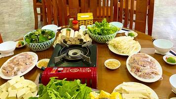 Daily local cuisine breakfast (VND 50000 per person)