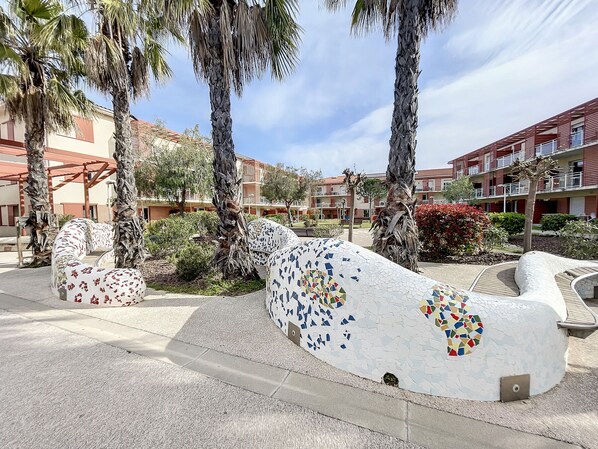 Property grounds - Apartment T2 with private terrace in Argelès-sur-Mer (Argelès-sur-Mer)