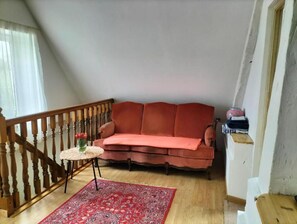 Una Smart TV, una chimenea, libros