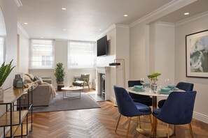 One Bedroom One Bathroom | Oppholdsområde | Smart-TV, Netflix og strømmetjenester