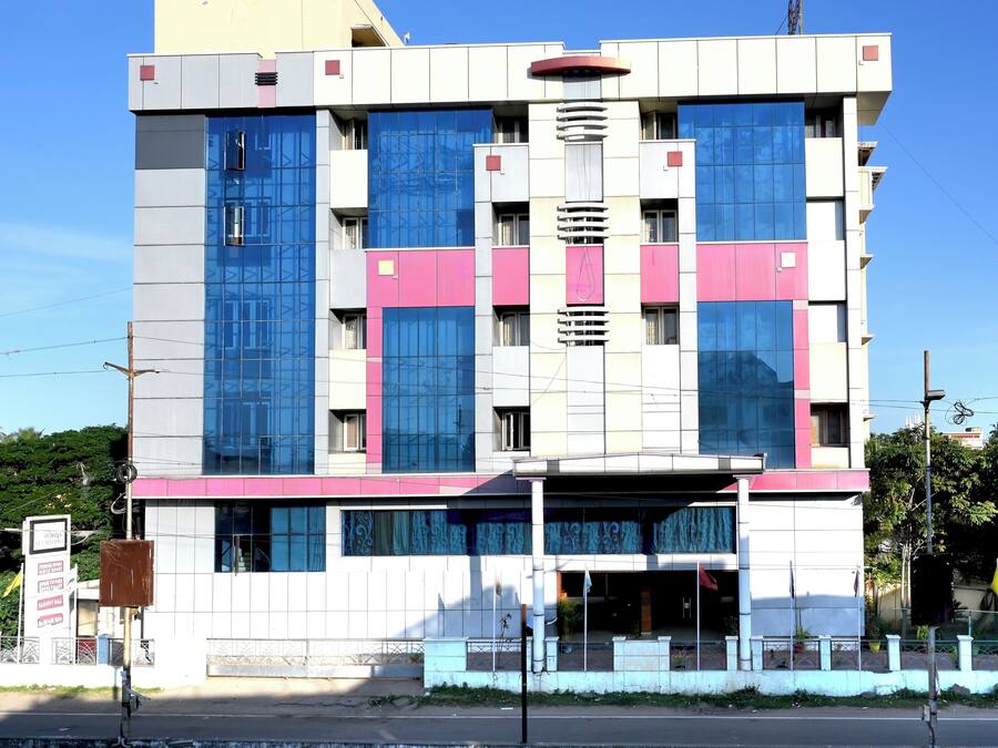 Majoituspaikan julkisivu