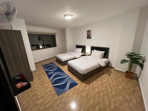 Premium bedding, free WiFi, bed sheets