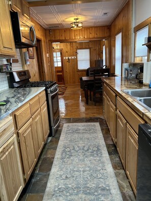 Private kitchen - NORTH PARK MOUNTAIN RETREAT 
40 Minutes from Steamboat  Hunting  Fishing Hiking  (Walden)