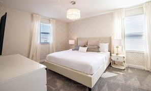 7 bedrooms, iron/ironing board, WiFi, bed sheets