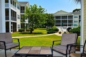 Terrace/patio - 10% off 3-7 nights thru Dec. 2 bedroom Gated community Near the ocean. (North Myrtle Beach)