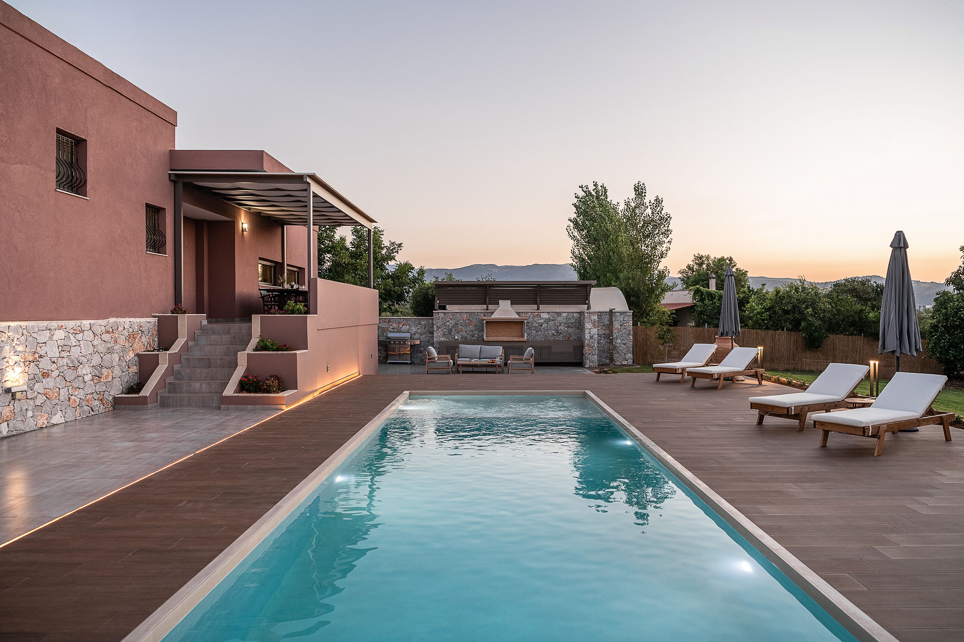 屋外プール、温水プール