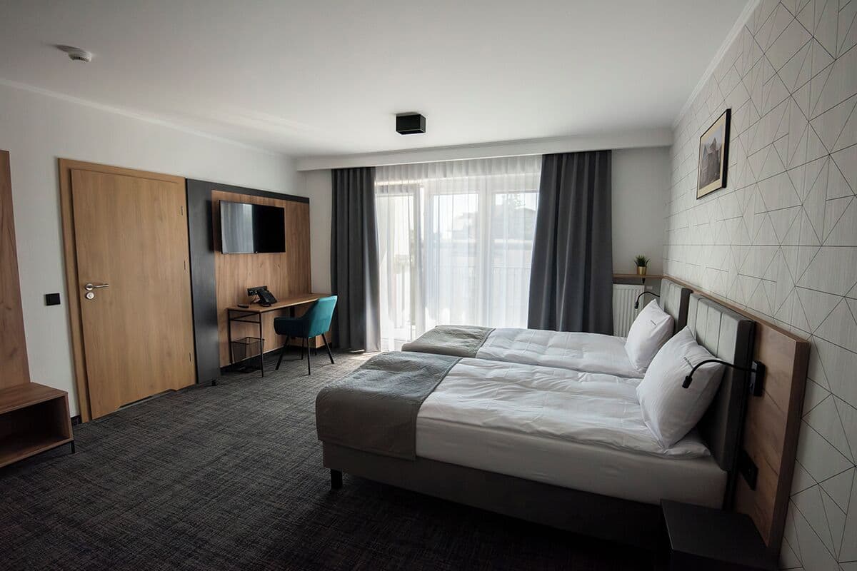 Premium bedding, pillow-top beds, in-room safe, desk