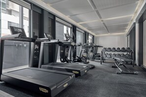 Habitación clásica, 1 cama individual, accesible para personas con discapacidad | Gimnasio