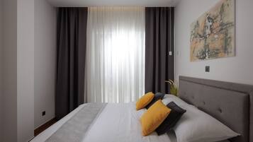 Deluxe-Apartment | 1 Schlafzimmer, Allergikerbettwaren, Zimmersafe, individuell dekoriert