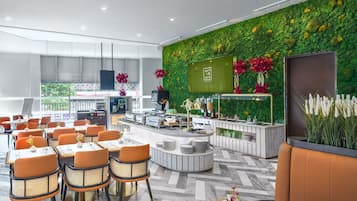 Daily buffet breakfast for a fee