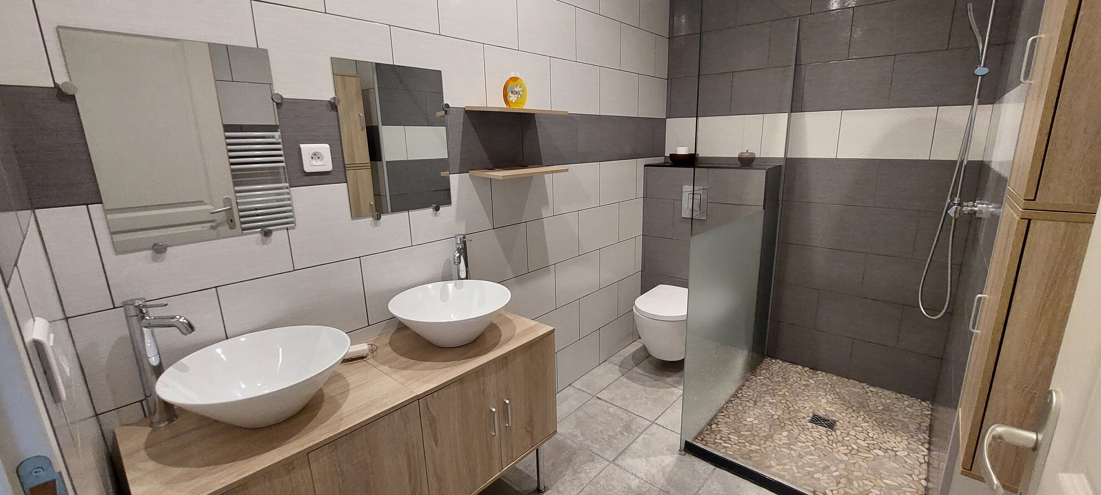 Shower, soap