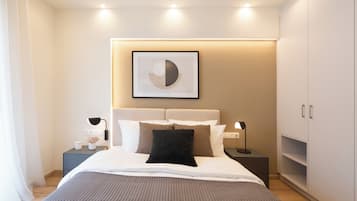 Appartement Ville | 2 chambres, coffres-forts dans les chambres, décoration personnalisée
