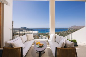 1 Bedroom Grand Sea View Suite, Thalori | Vista da sacada