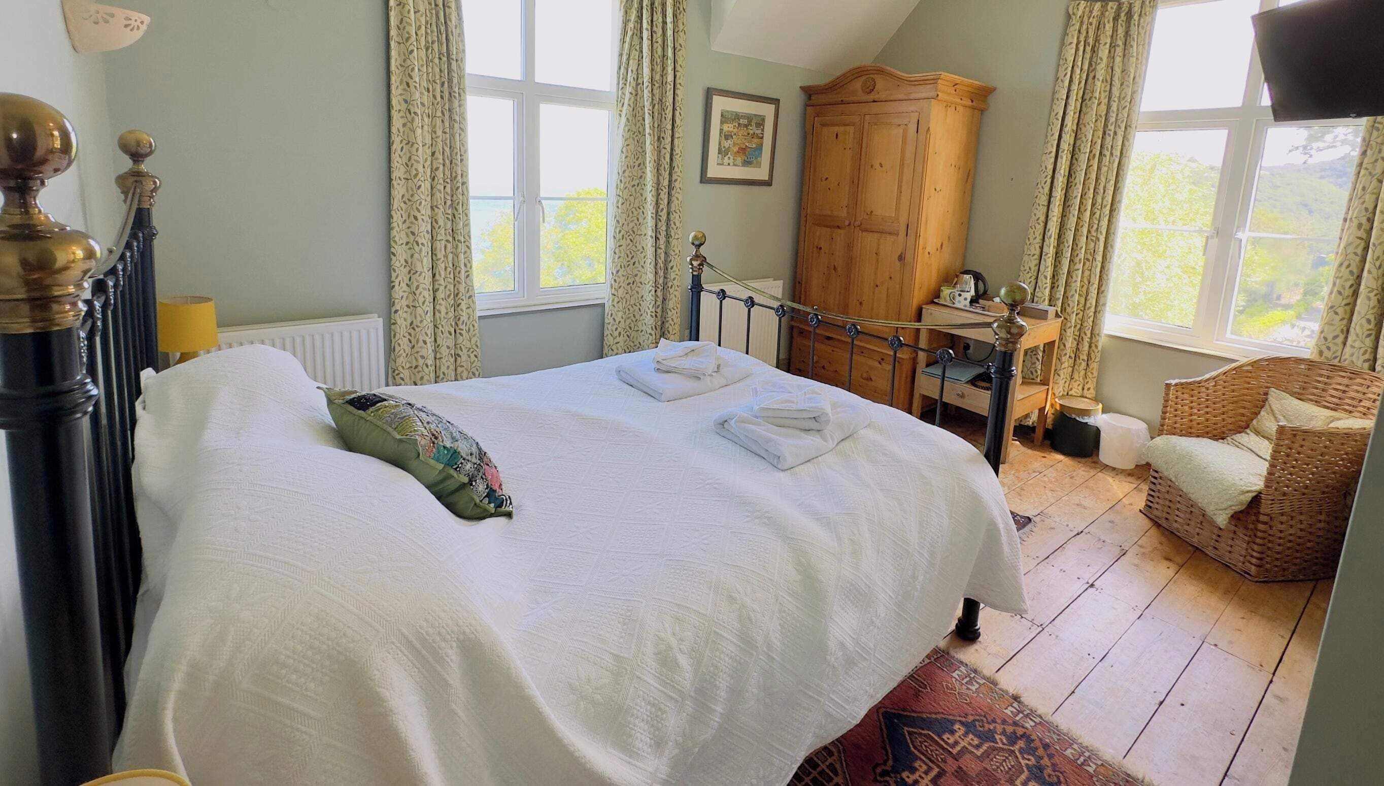 奢華雙人房, 獨立浴室, 海景 (Vert/Or) | 獨特設計、獨特裝修、免費 Wi-Fi、床單