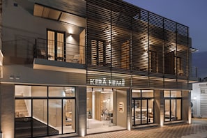 Majoituspaikan julkisivu