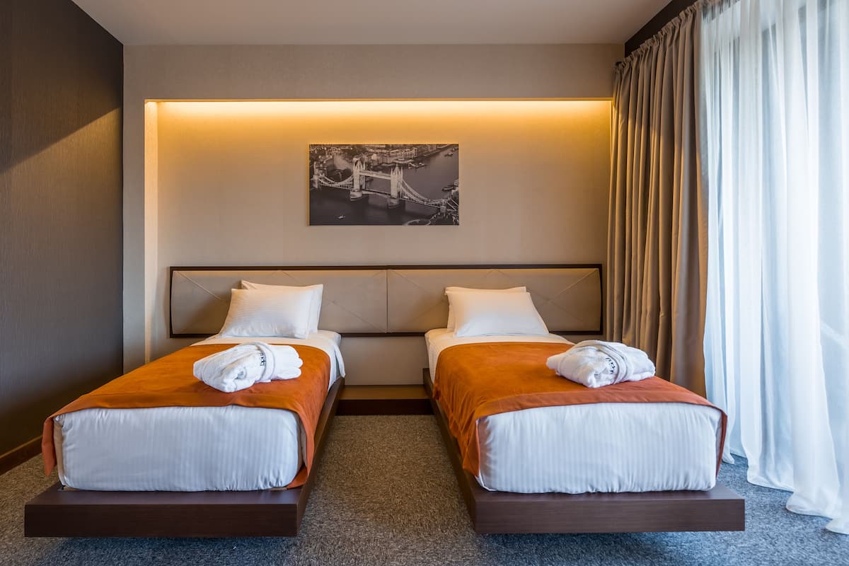 Deluxe Double or Twin Room | 1 bedroom, desk, laptop workspace, soundproofing