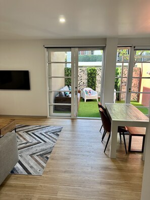 Living area - Prahran courtyard apartment  (Prahran)