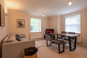 Smart TV, video games, DVD player